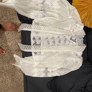White Elegant Top